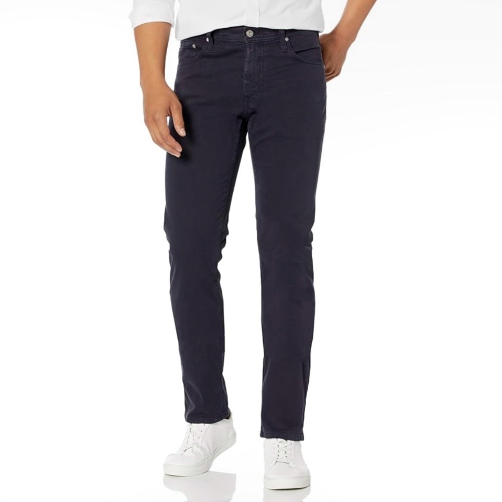 AG Adriano Goldschmied Men's Tellis Modern Slim Pants Size 33 Dark Navy
